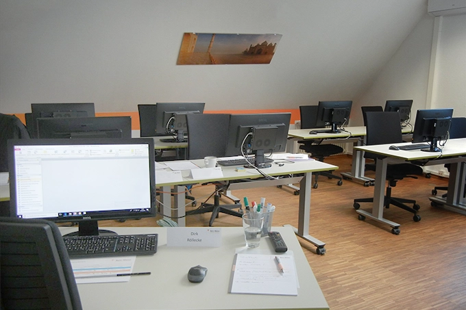 PC Schulungsraum im Seminarzentrum Hannover